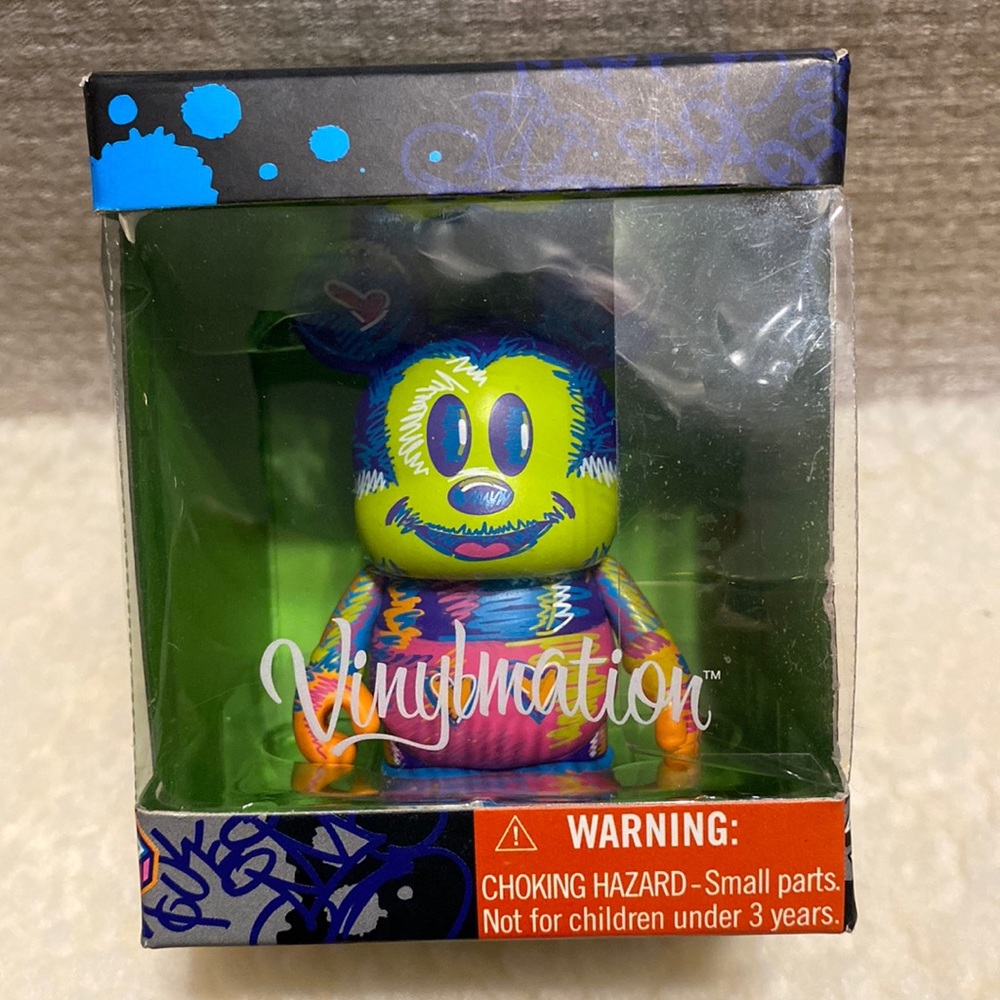 Disney Vinylmation 3" Mickey Mouse Scribbles Figure- D-TOUR Series 1 NEW IN BOX